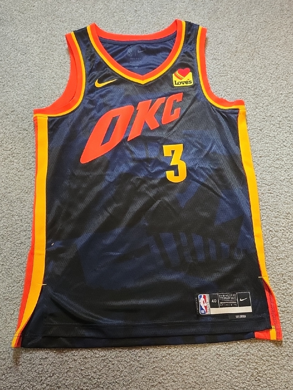 Oklahoma City OKC Thunder City Edition Jersey